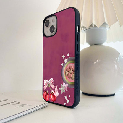 Little Heart Cheery Cup Glass Case