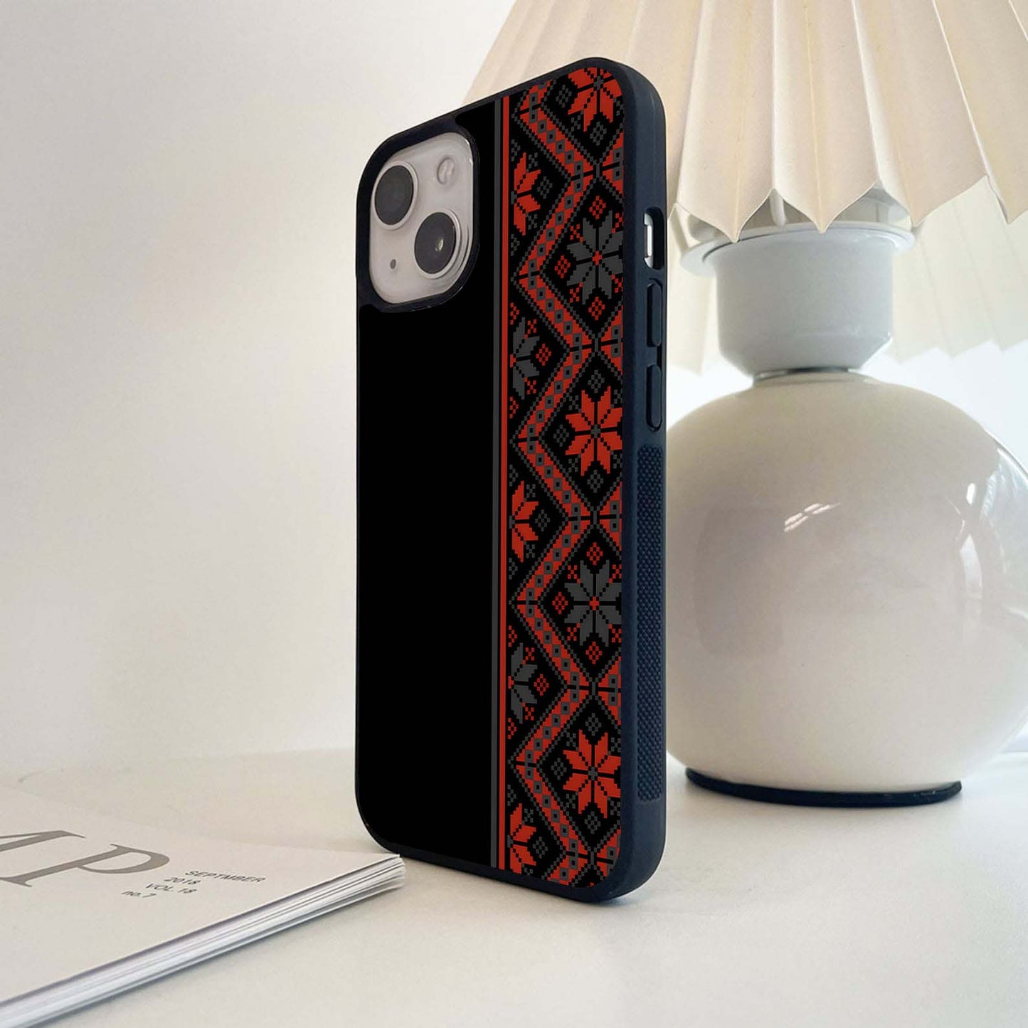 Minimalist pixel style Glass Case