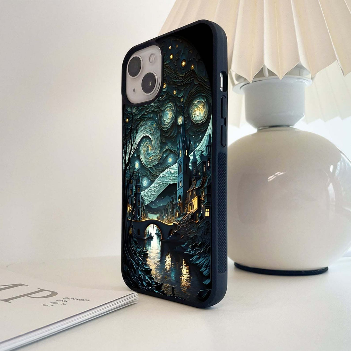Vincent starry Glass Case