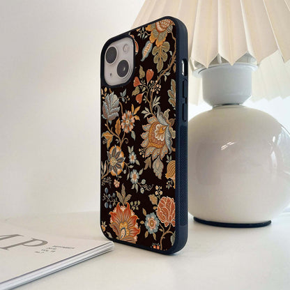 Vintage Floral Dream Glass Case