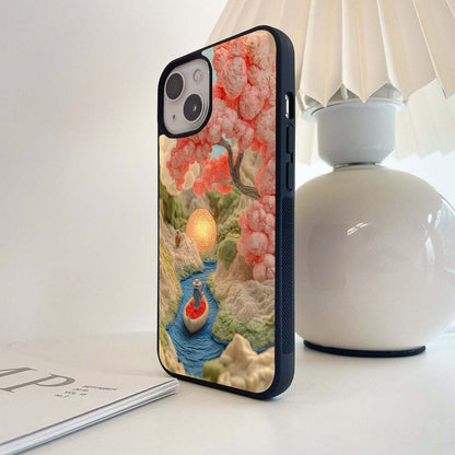 Moonflower Magic Sky Glass Case