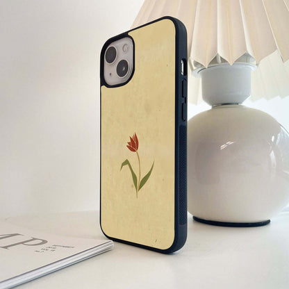 Minimal Vision Lotus Glass Case