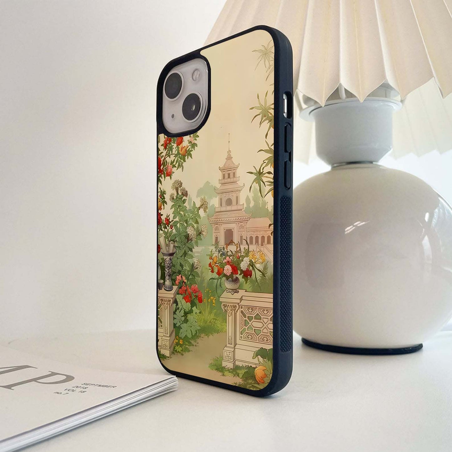 Oriental Garden Palace Glass Case