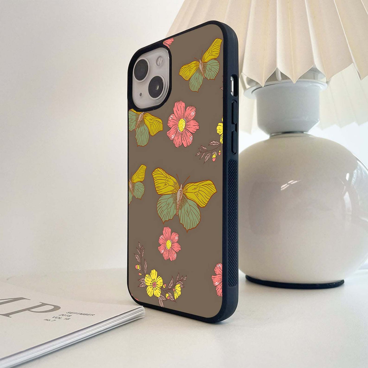 Moth Flies Glass Case