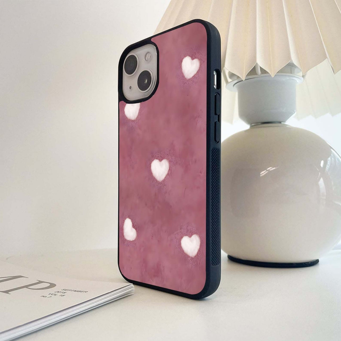 Heartfelt Blush Glass Case