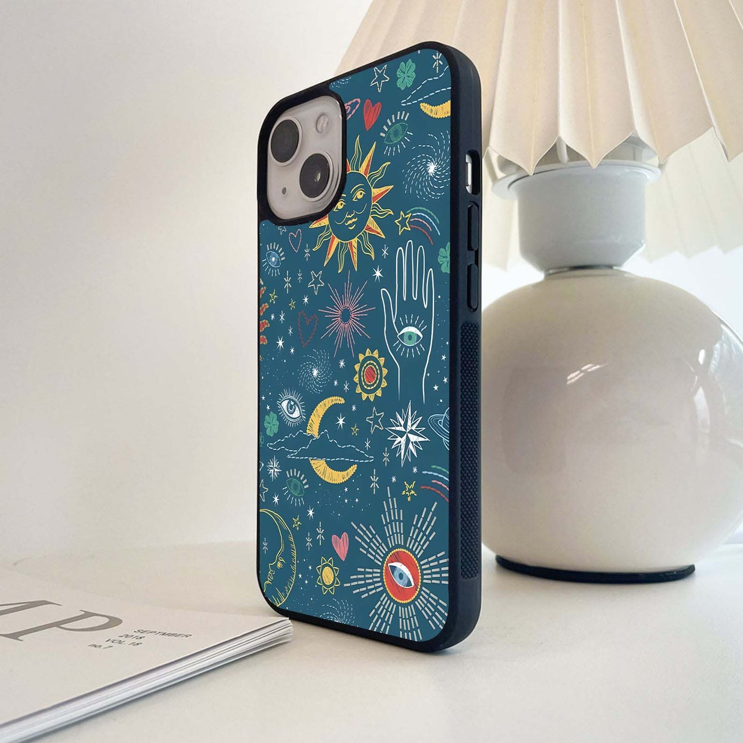 Miracle Universe Pattern Glass Case