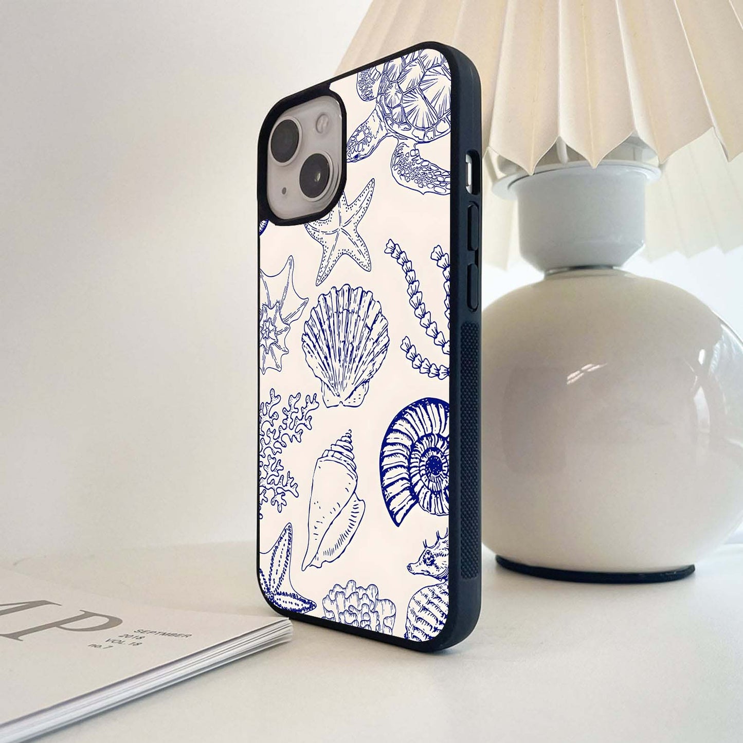 Ocean Sketchbook Tales Glass Case