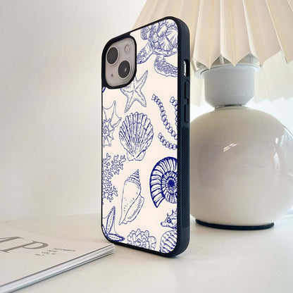 Ocean Sketchbook Tales Glass Case