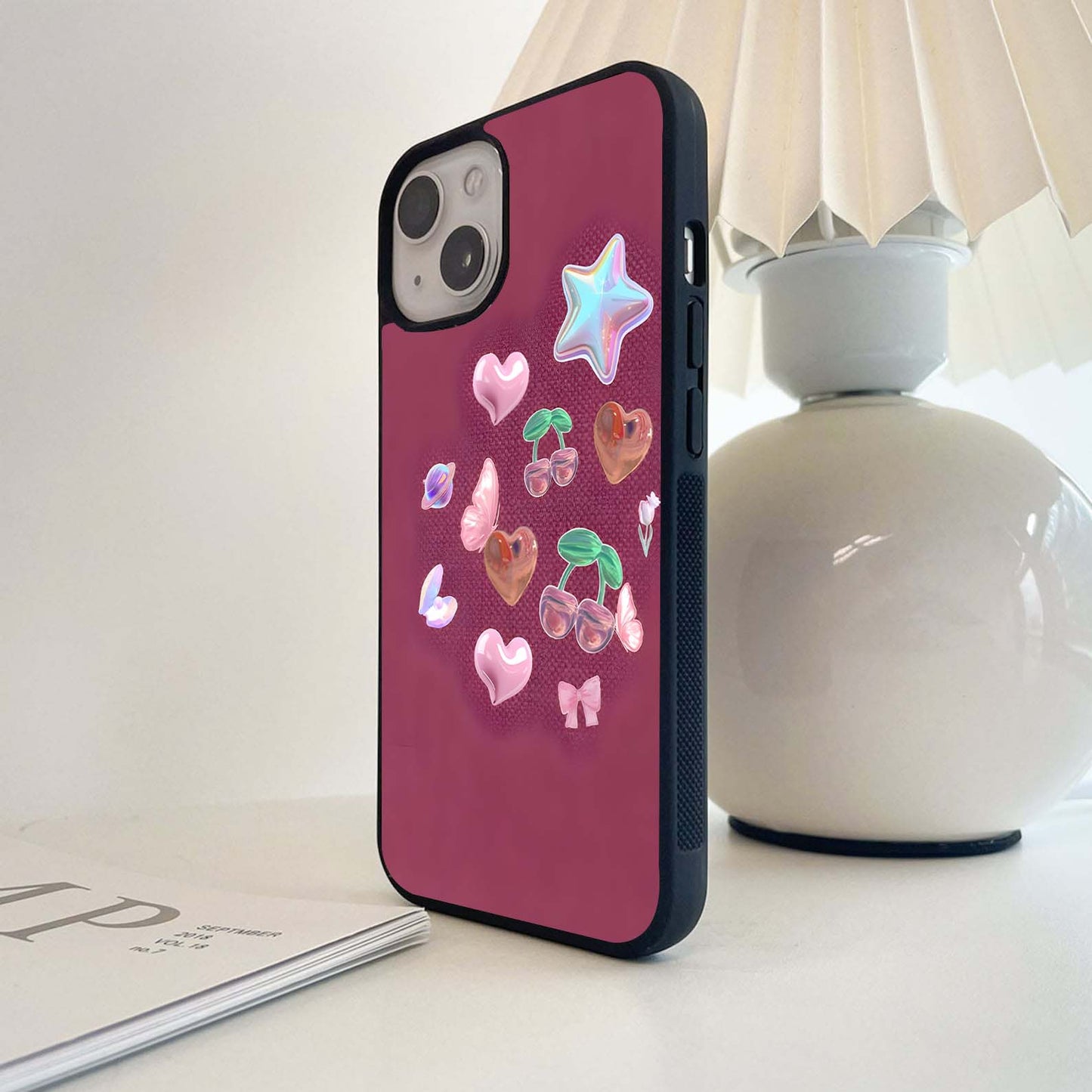 Patc Free Pink Aesthetic Glass Case