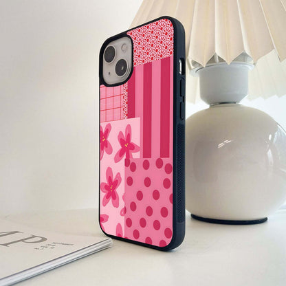 Pink Multiple Arts Glass Case