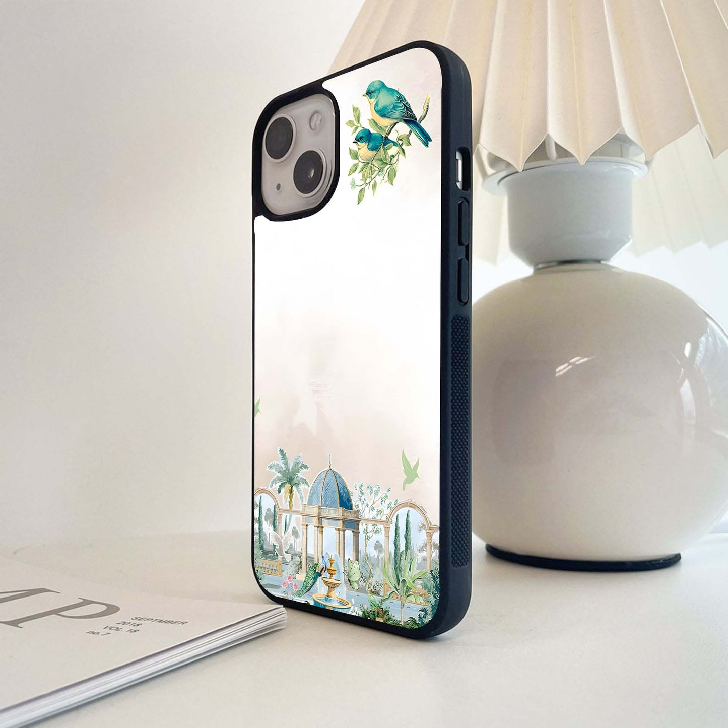 Peachy Sketch Muse Glass Case