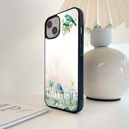 Peachy Sketch Muse Glass Case