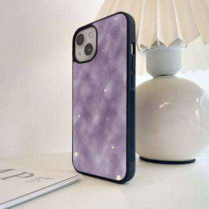 Purple Dream Galaxy Glass Case