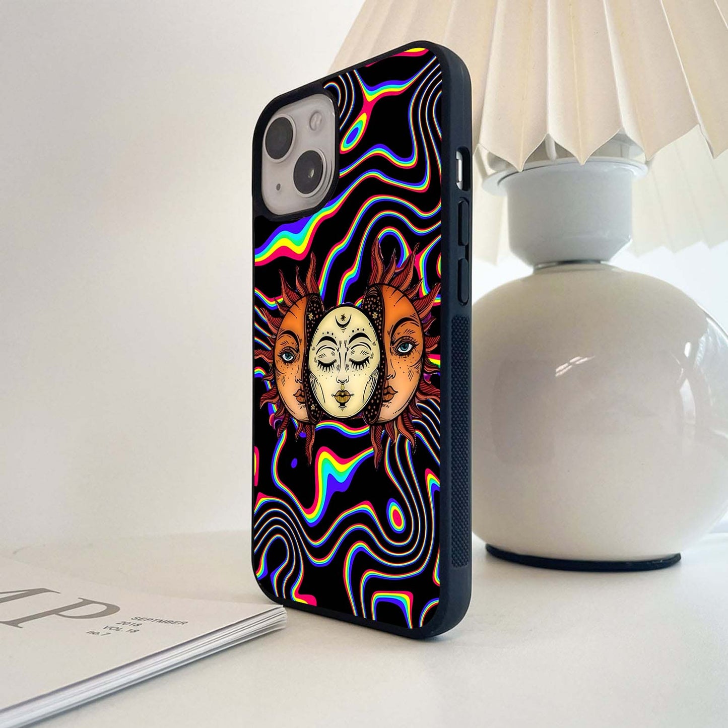 Psychedelic Sun Glass Case