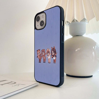 Squad Cuties Friendship Glass Case