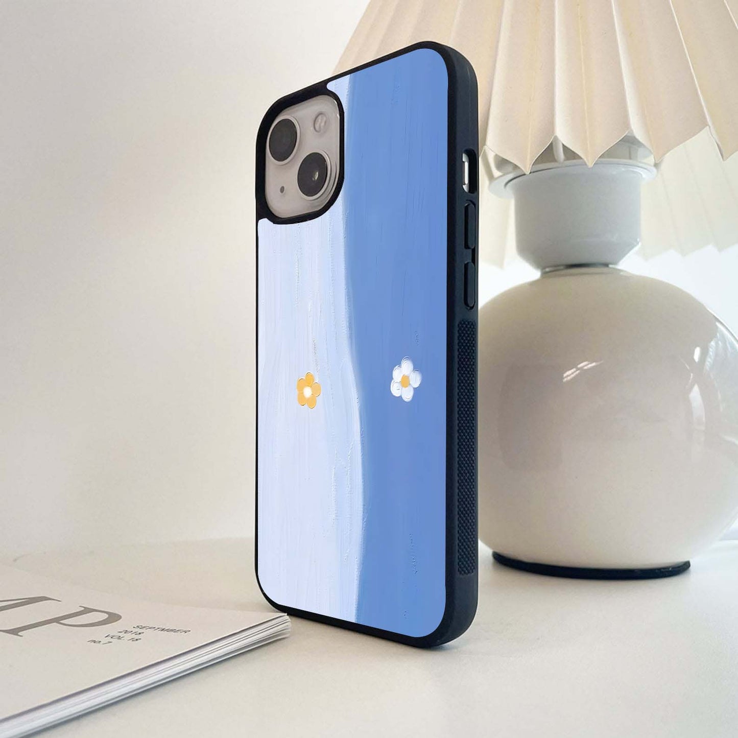 Skyline Daisy Drift Glass Case