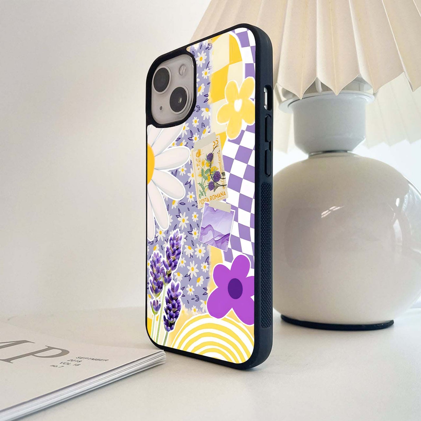 Daisy Pop Vibes Glass Case