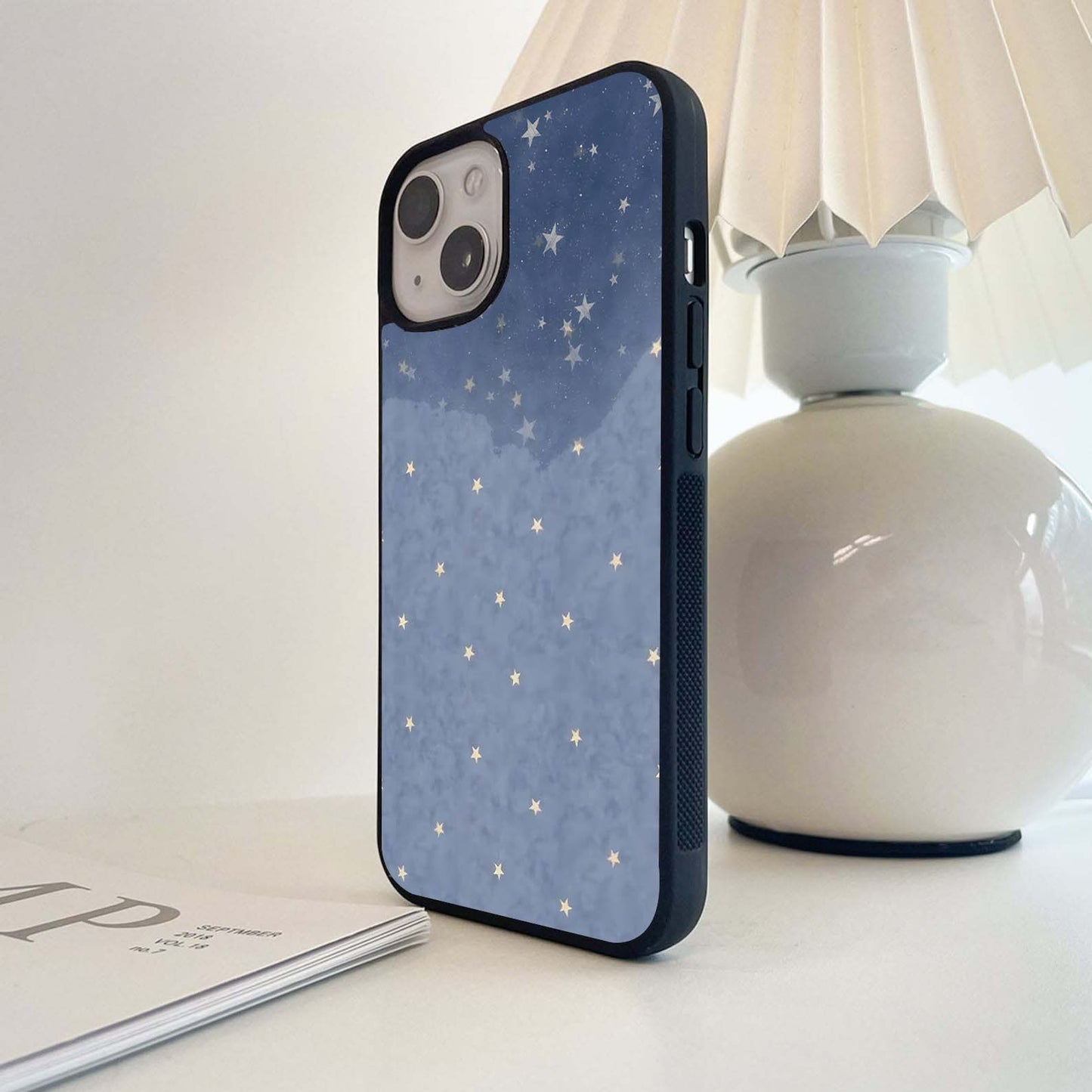 Soft Star Drizzle Glass Case