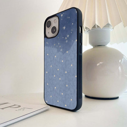 Soft Star Drizzle Glass Case