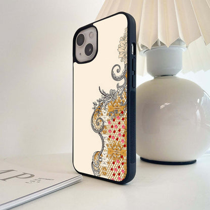 Regal Rose Mesh Glass Case