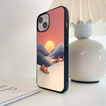 Abstracto Sunrise Glass Case