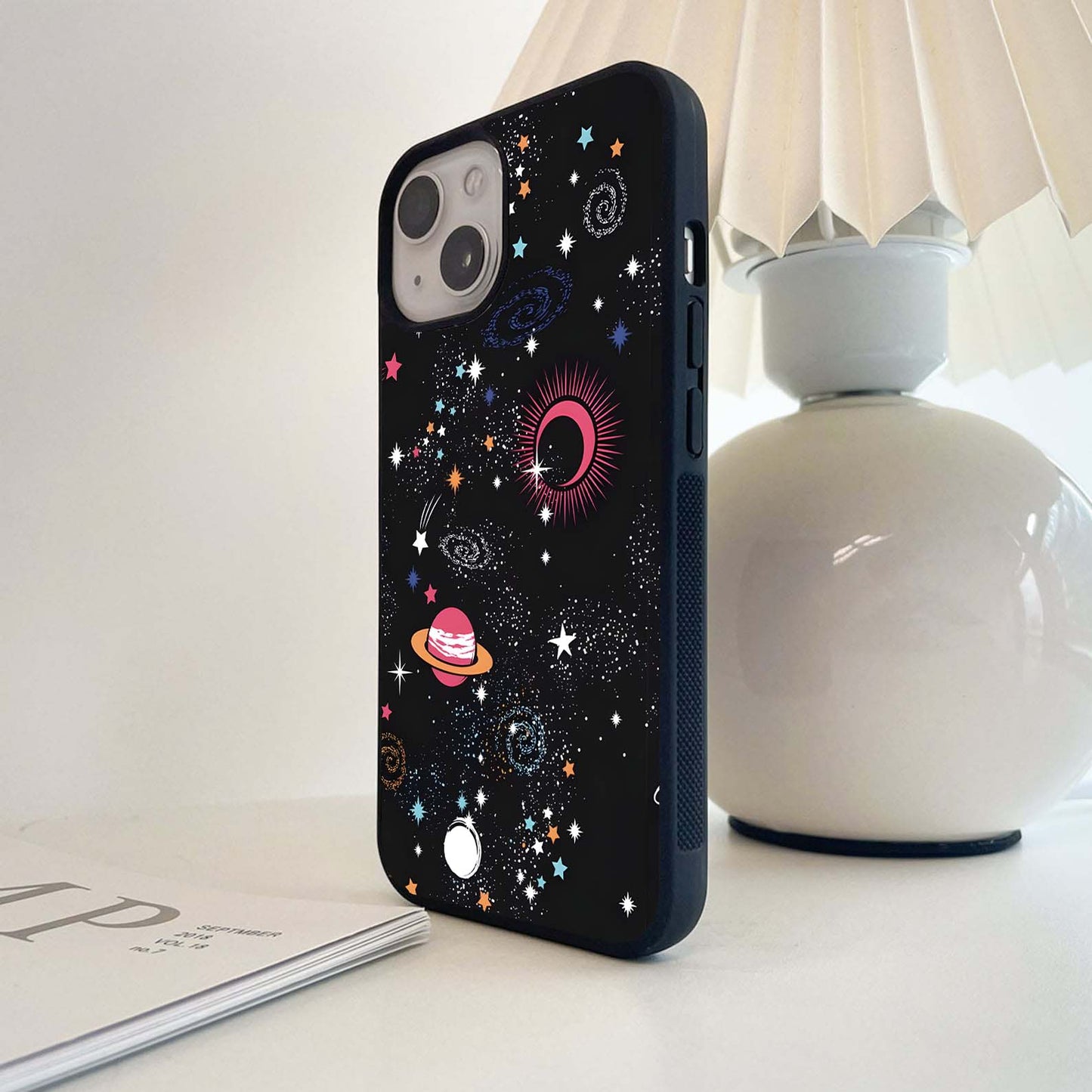 Cosmic Pattern Dust Glass Case