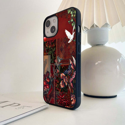 Blush Cloud Garden Glass Case