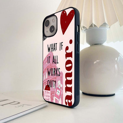 Amor Memory Scrapbook Glass Case