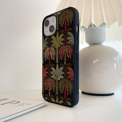 Tropical Palm Rhythm  Glass Case