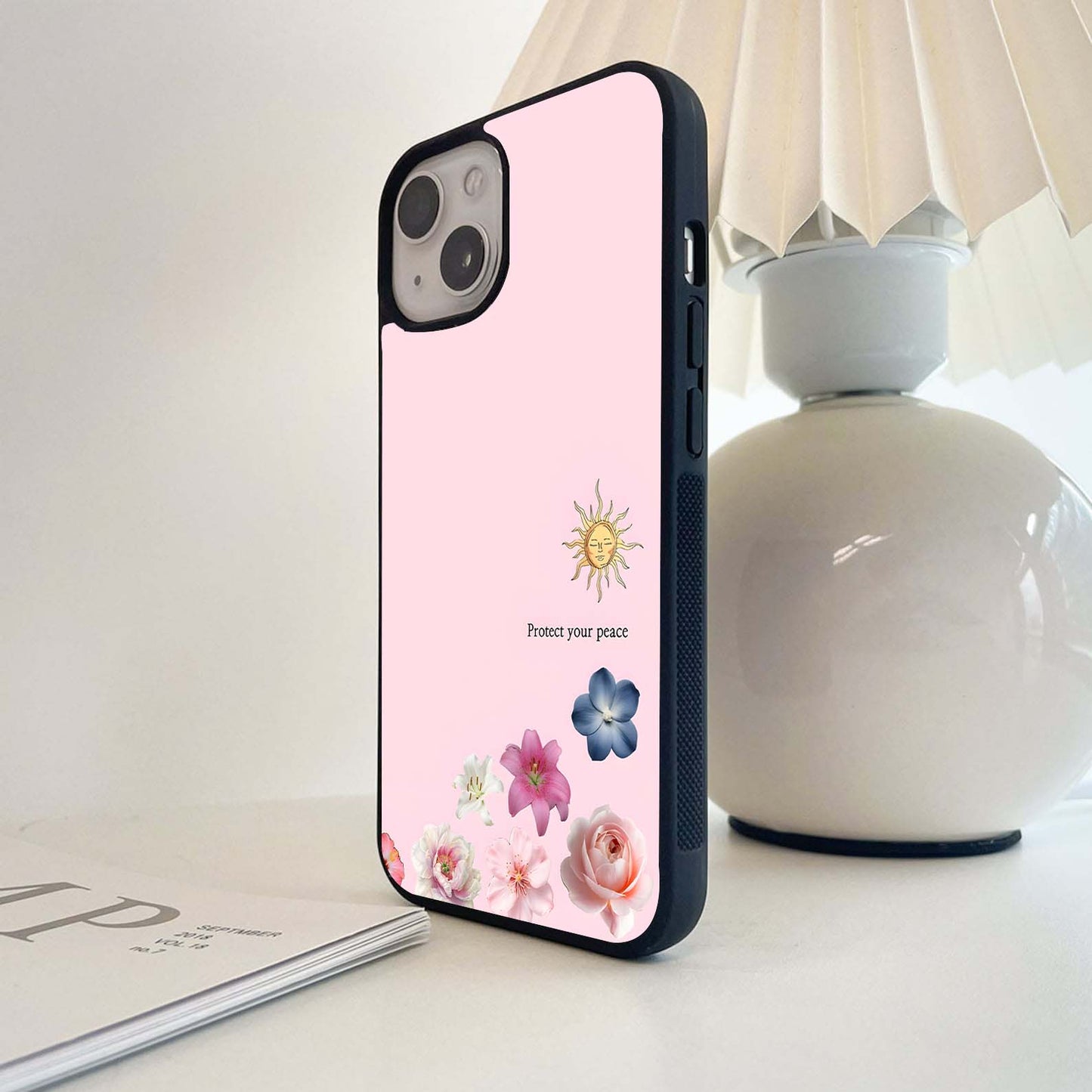 Protect Your Peace Glass Case