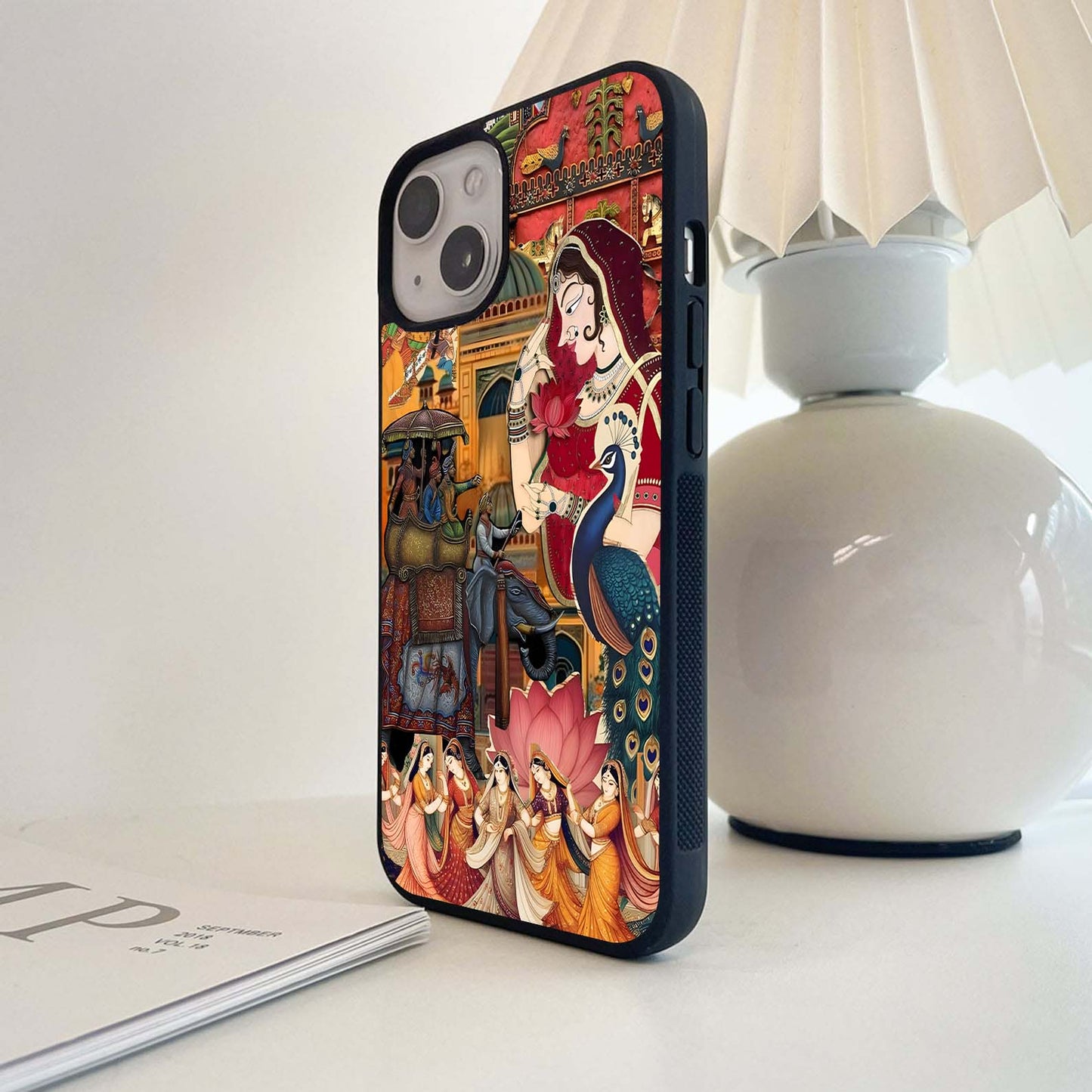 Royal India Art Glass Case