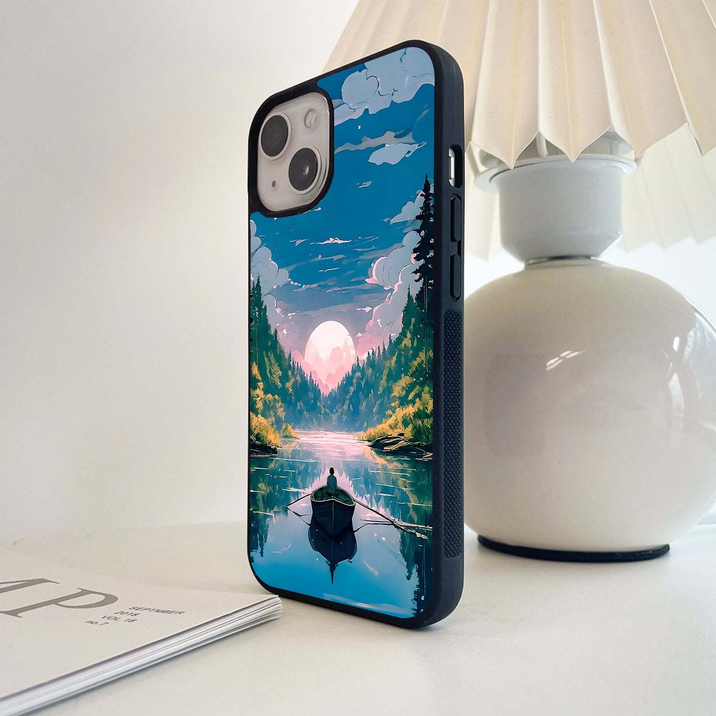 Alone Scenery Glass Case