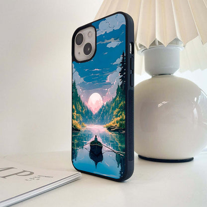 Alone Scenery Glass Case