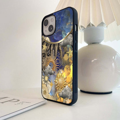 Boho Suns Aesthetic Glass Case