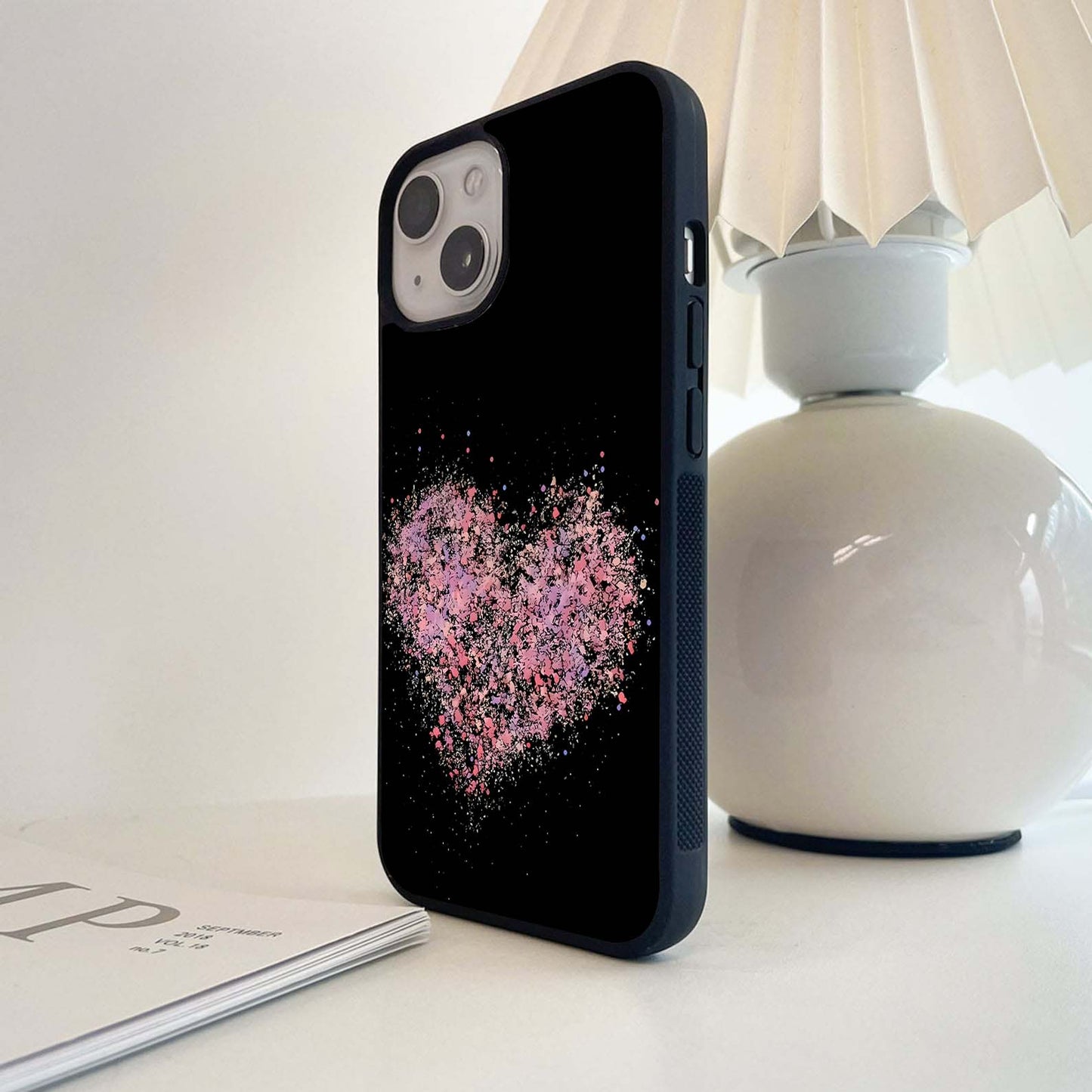 Shattered Love Pink Glass Case