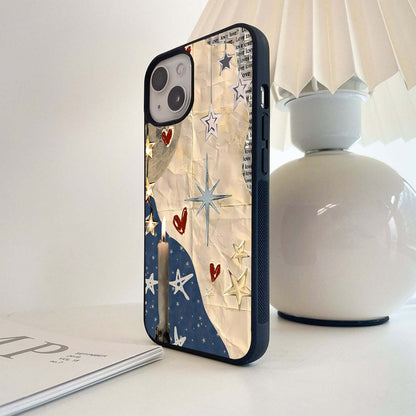 Aesthetic Glocy Newspaper Glass Case