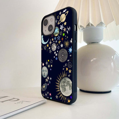 Dark Universe Pattern Glass Case