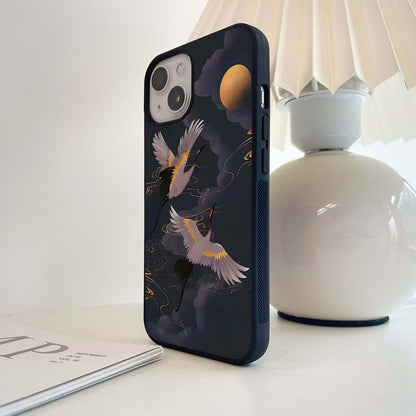 Free Crane Golden Glass Case