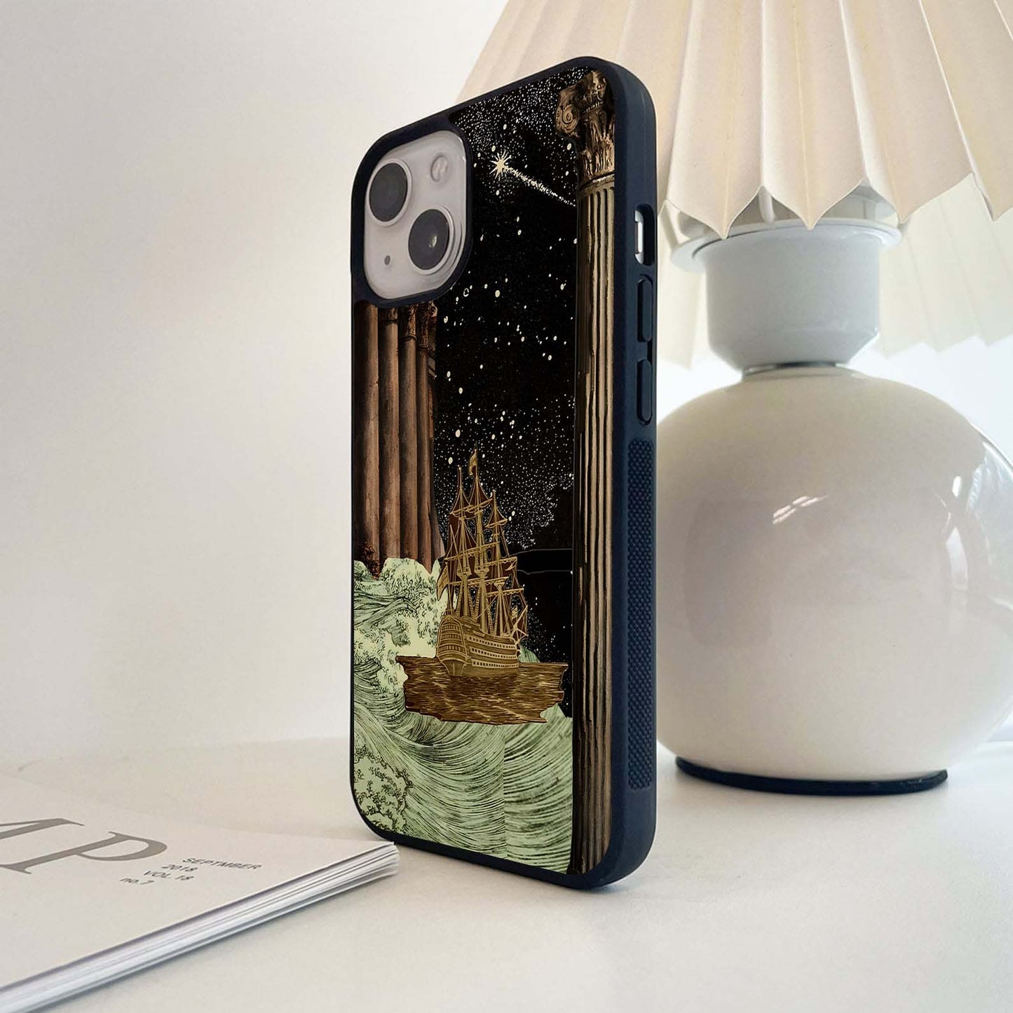 Nautical Night Glass Case