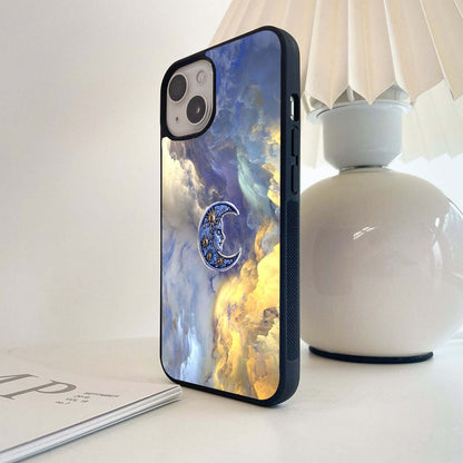 Artistic Cloudy Sky Glass Case