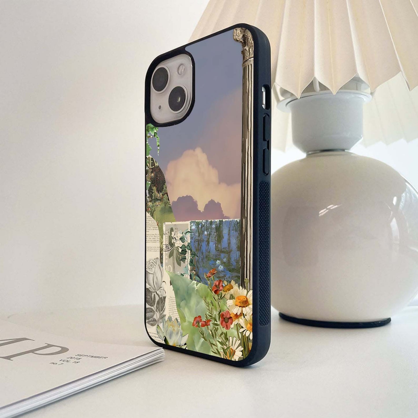 Retro Bloom Vibe Glass Case