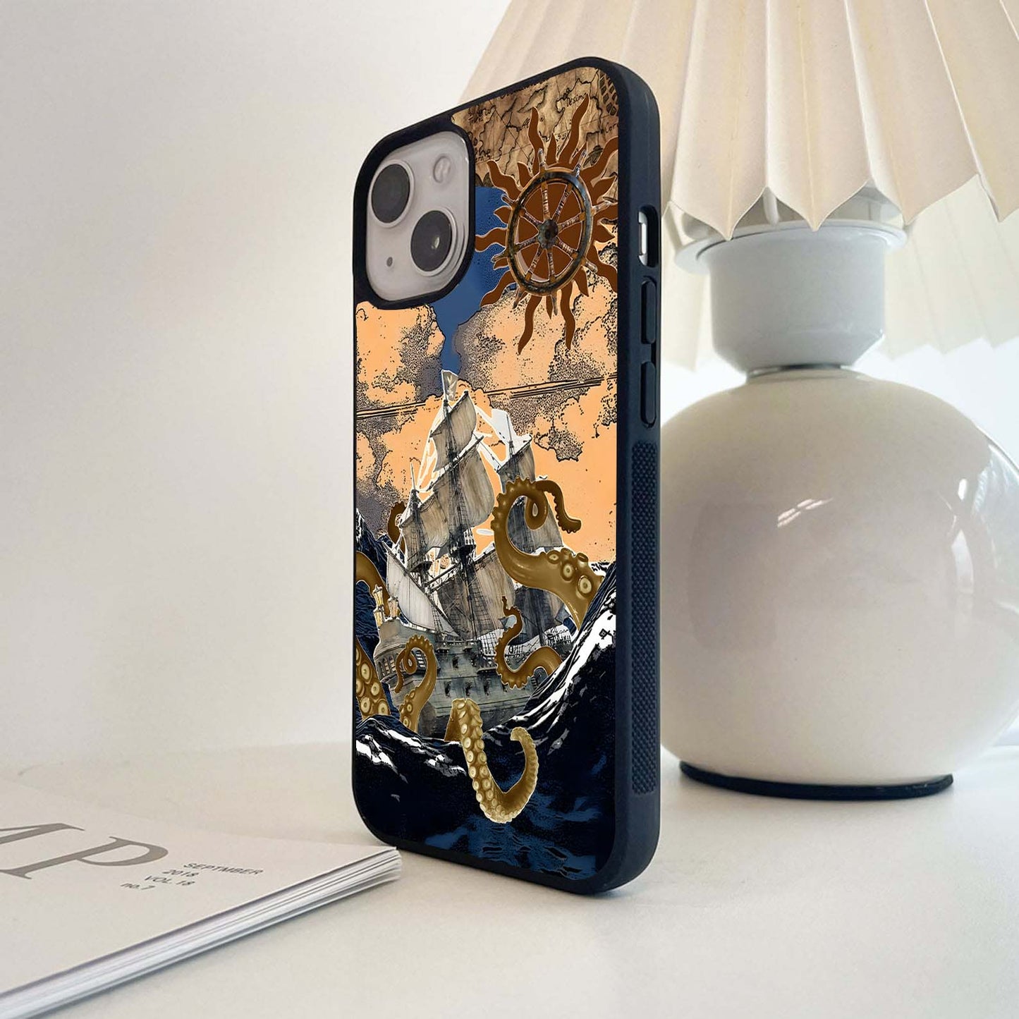 Aesthetic Moodboard Ocean Glass Case