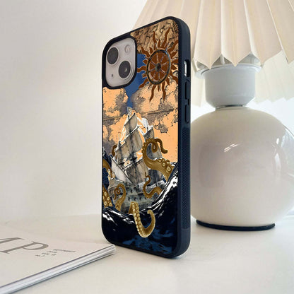 Aesthetic Moodboard Ocean Glass Case