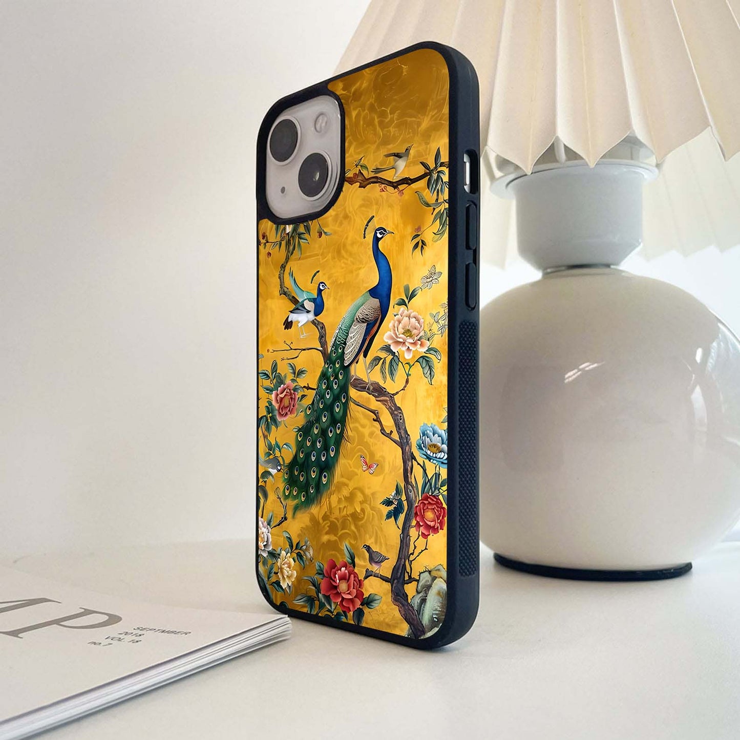 Golden Vintage Grace Glass Case