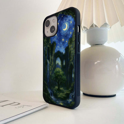 Moonlit Mystic Grove Glass Case
