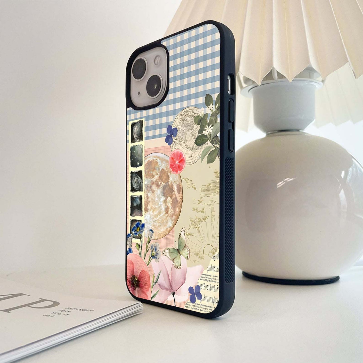 Aesthetic Checker Art Glass Case