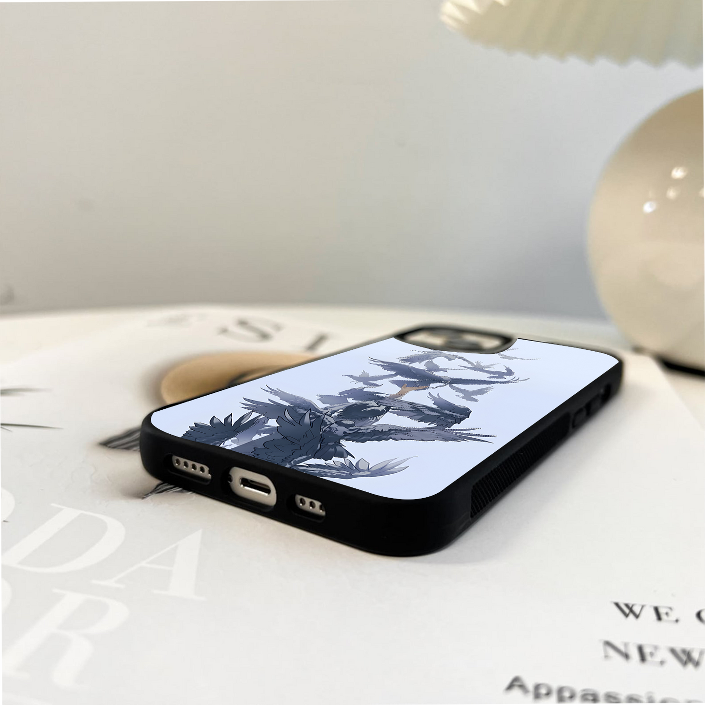 Wings Beyond Sky Glass Case