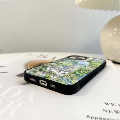 Wateric mountain Art Glass Case