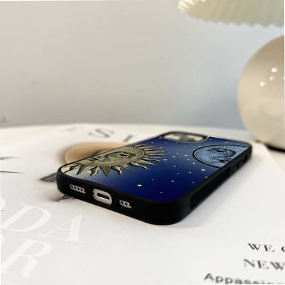 Sun Moon Stare Glass Case