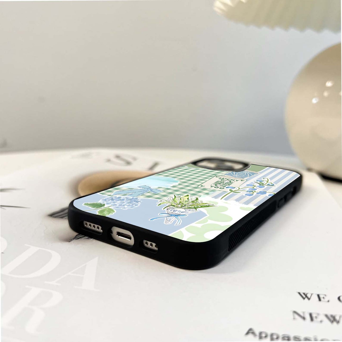 Scrapbook-Style Patchwork Glass Case